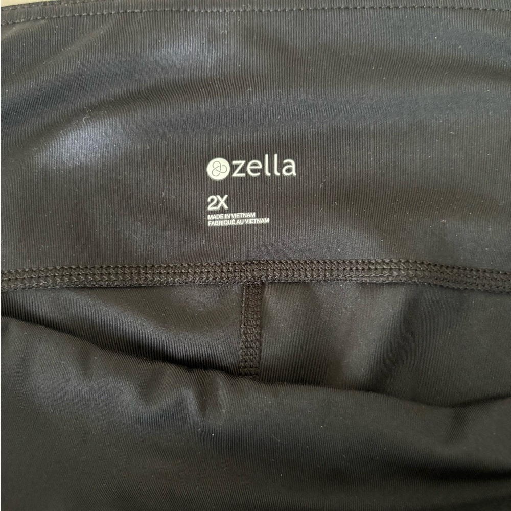 Zella Plus Size Cropped Leggings Black Size 2X - Picture 3 of 12